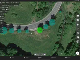 Screenshot of the iOS version of the CheckTrees app
