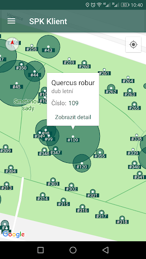 Screenshot of the SPK Client app on Android