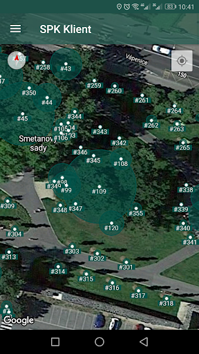 Screenshot of the SPK Client app on Android
